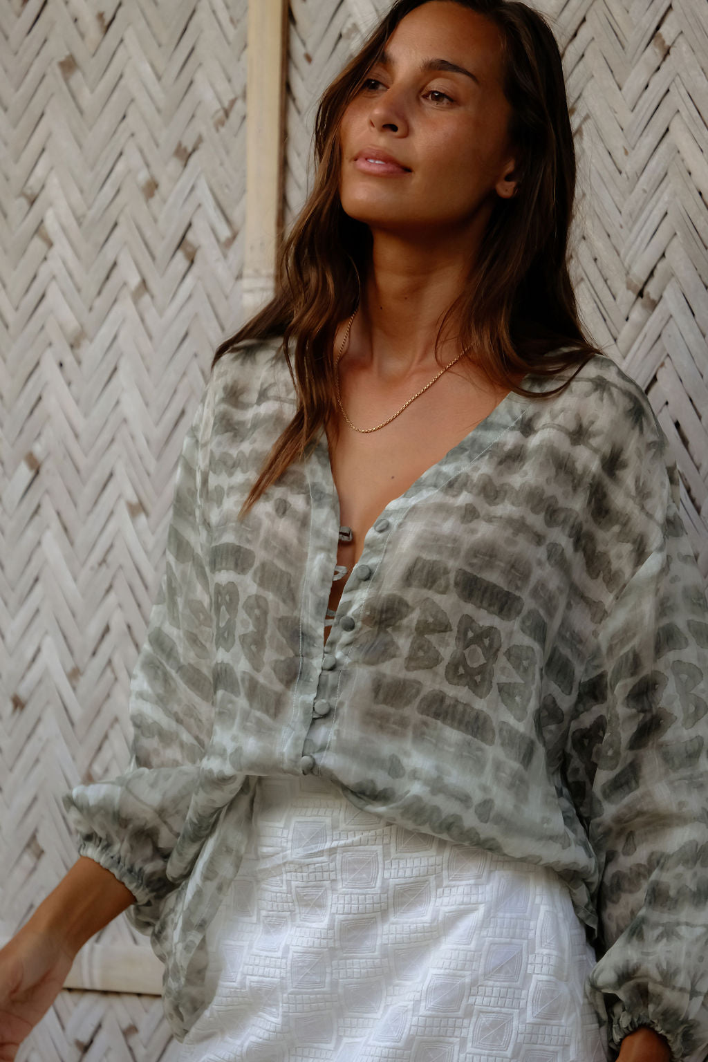 Nias V neck Blouse
