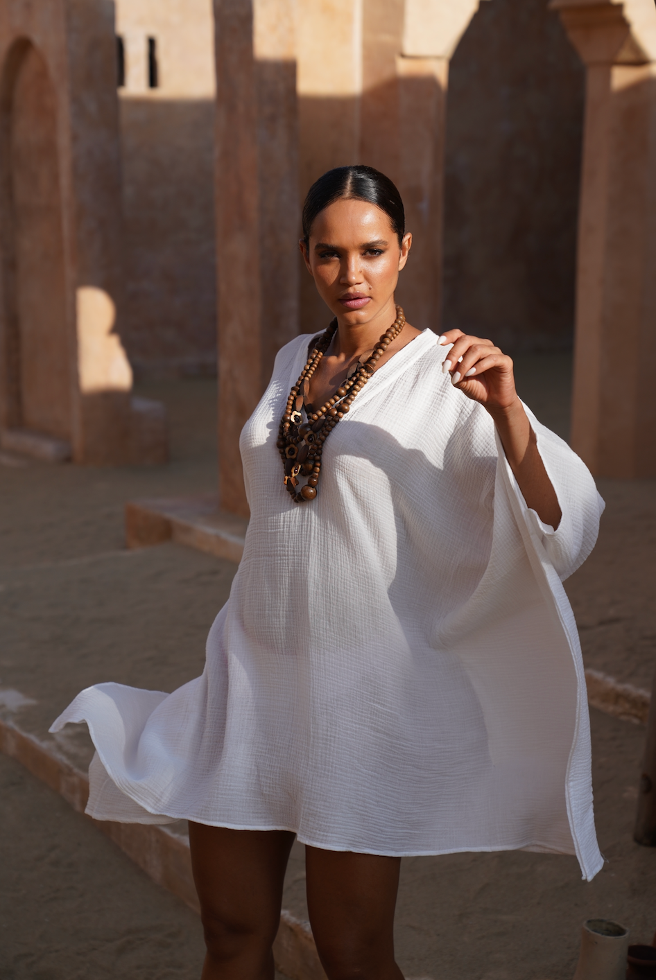 Rio Kaftan Dress -100% Cotton