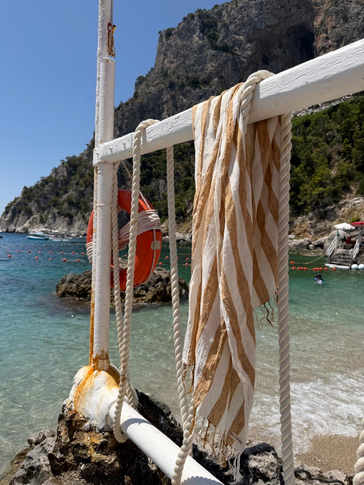 Amalfi Pure Euro Linen Towel