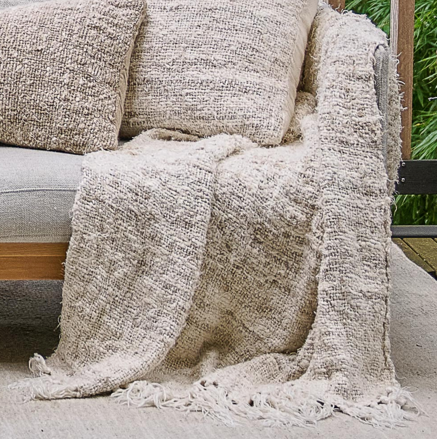 Wabi Linen Throw