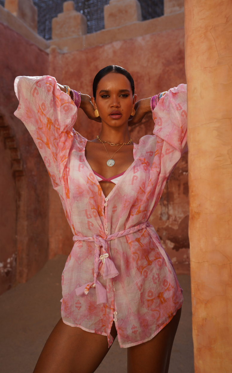 Sienna Kaftan in Anjali Print