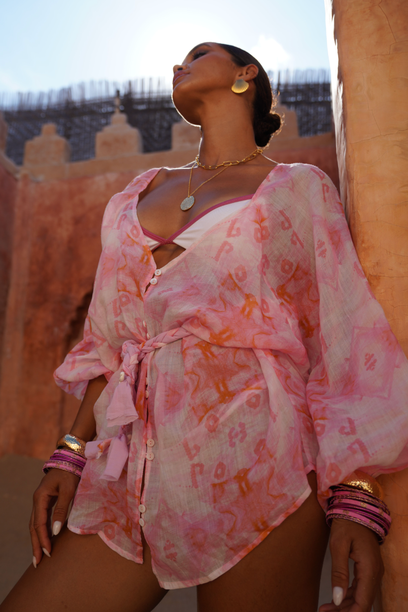 Sienna Kaftan in Anjali Print
