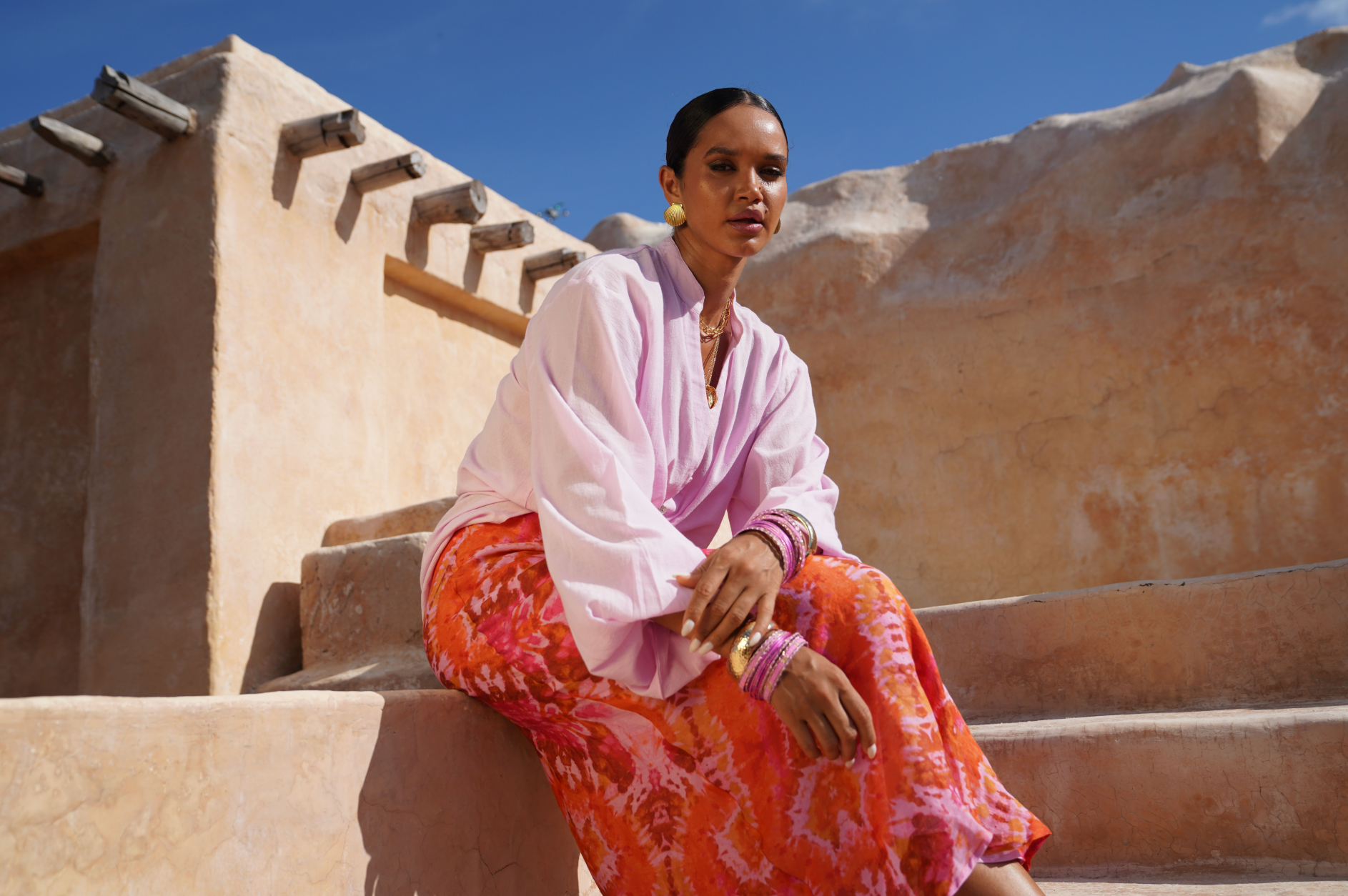 Sana Blouse -Pink