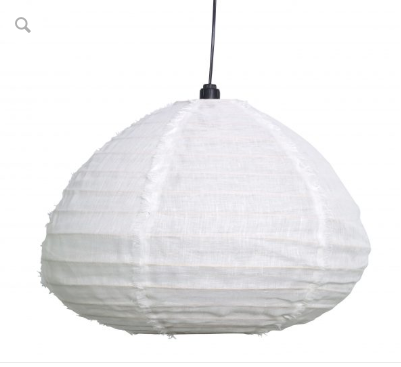 Nendo Fabric Pendant Light -Medium - Marshmallow